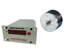 trans-tek Series 607, 360 degree Precision Feedback and Display, Model 0607-0001 optical encoder, model 1005-0000 Counter display system, Optical encoder and counter display