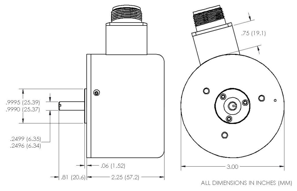 Angular Displacement Transducer Series 600 TransTek Inc.