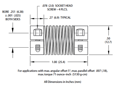 607 Shaft Coupler